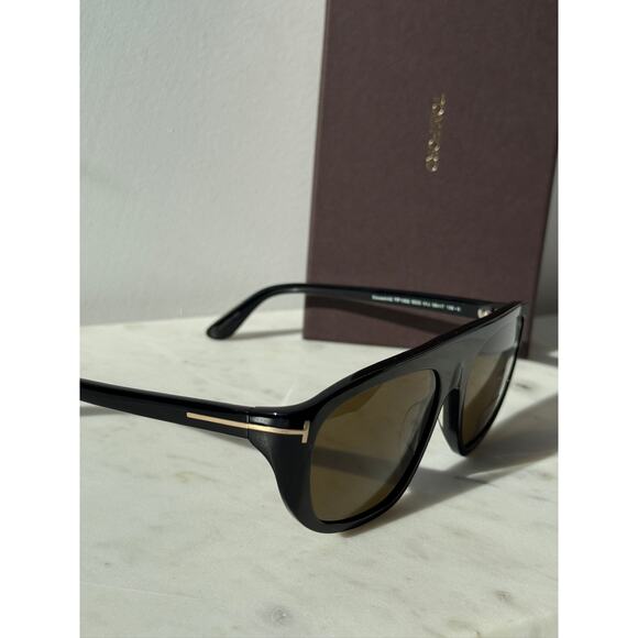 NEW Tom Ford Edward FT1002 Sunglasses in Black - Picture 5 of 6